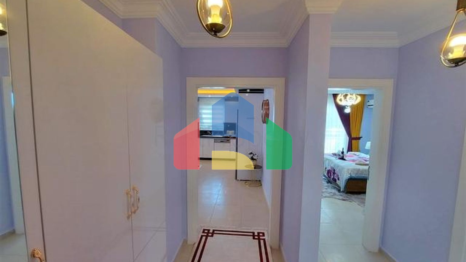 Просторная квартира 2+1 в 500 метрах от моря