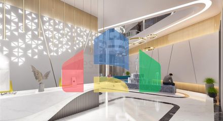 2+1 penthouse in a new complex in the center of Mahmutlar