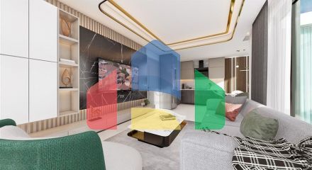 2+1 penthouse in a new complex in the center of Mahmutlar