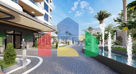 2+1 penthouse in a new complex in the center of Mahmutlar