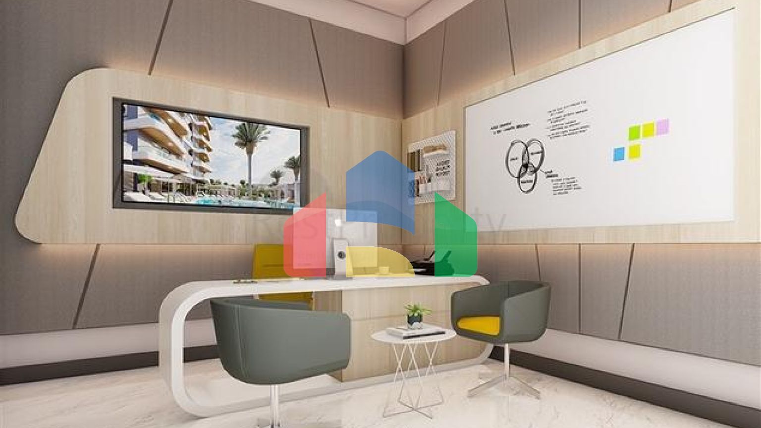 Пентхаус 2+1 в новом комплексе в центре Махмутлара