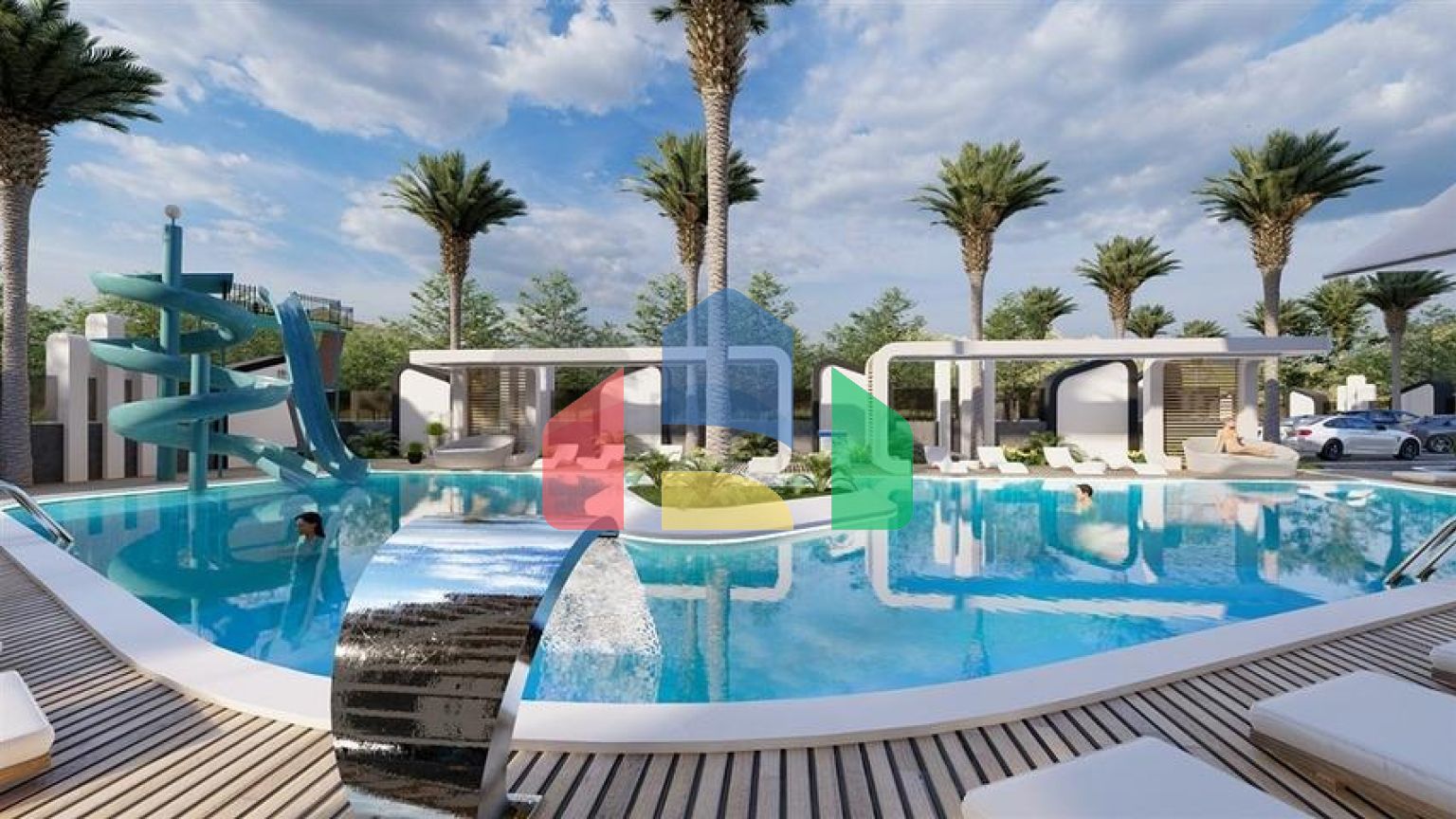 Пентхаус 2+1 в новом комплексе в центре Махмутлара