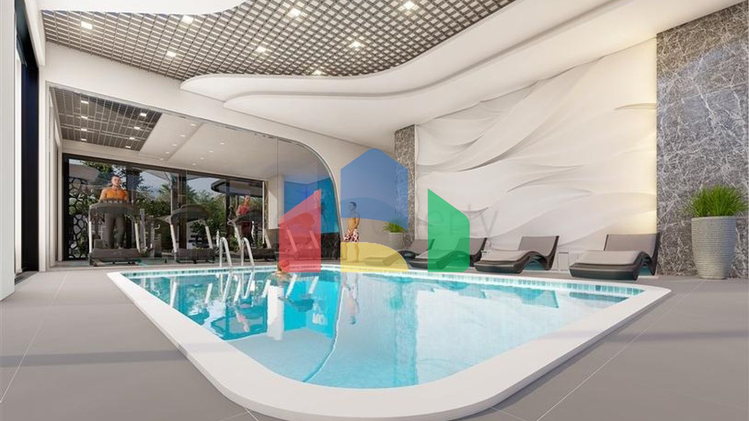 Пентхаус 2+1 в новом комплексе в центре Махмутлара