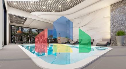 Пентхаус 2+1 в новом комплексе в центре Махмутлара