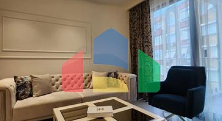 One-bedroom apartment in a complex on the first line in Mahmutlar