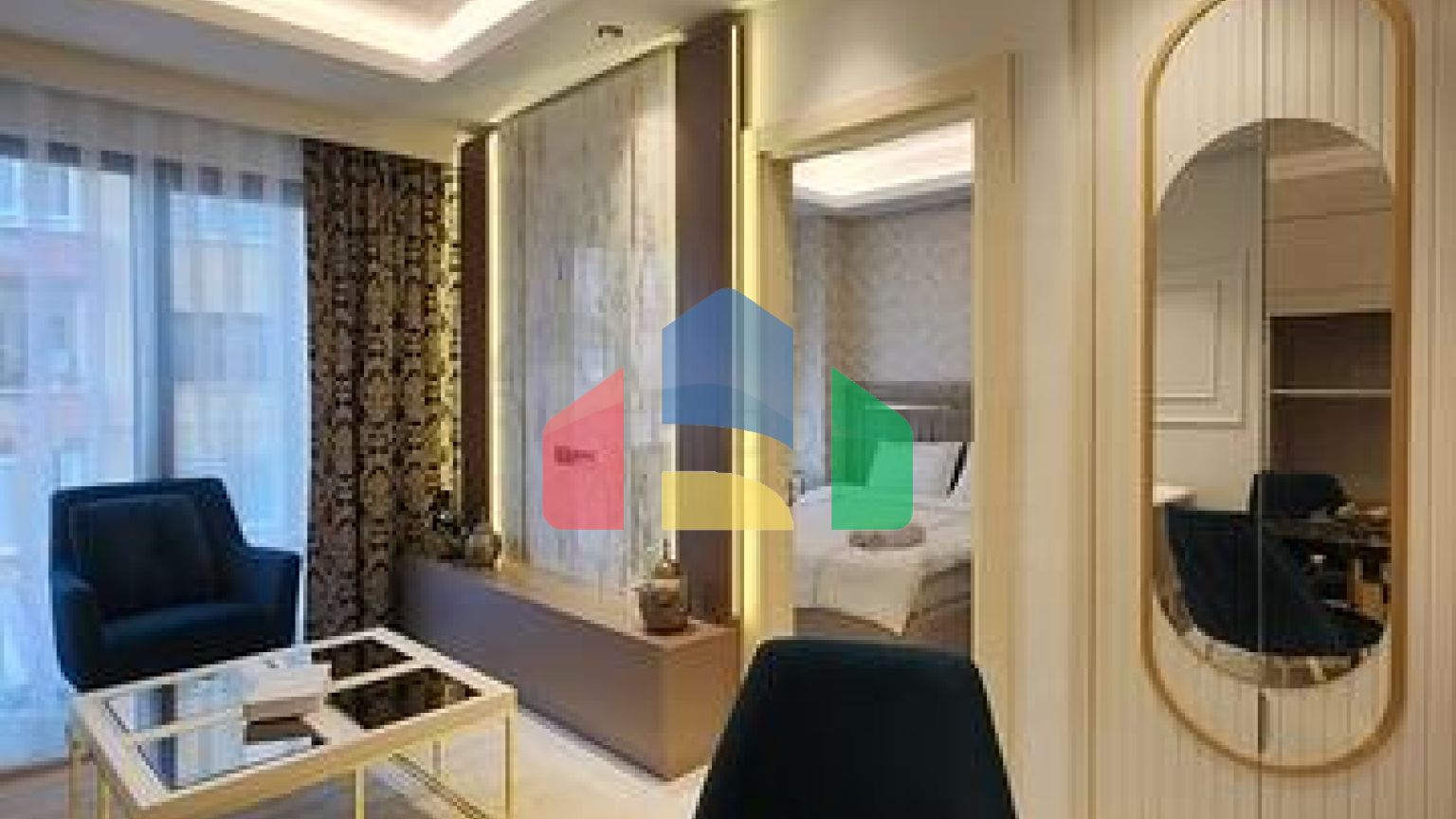 Двухкомнатная квартира в комплексе на первой линии в Махмутларе