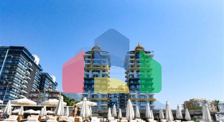 Двухкомнатная квартира в комплексе на первой линии в Махмутларе