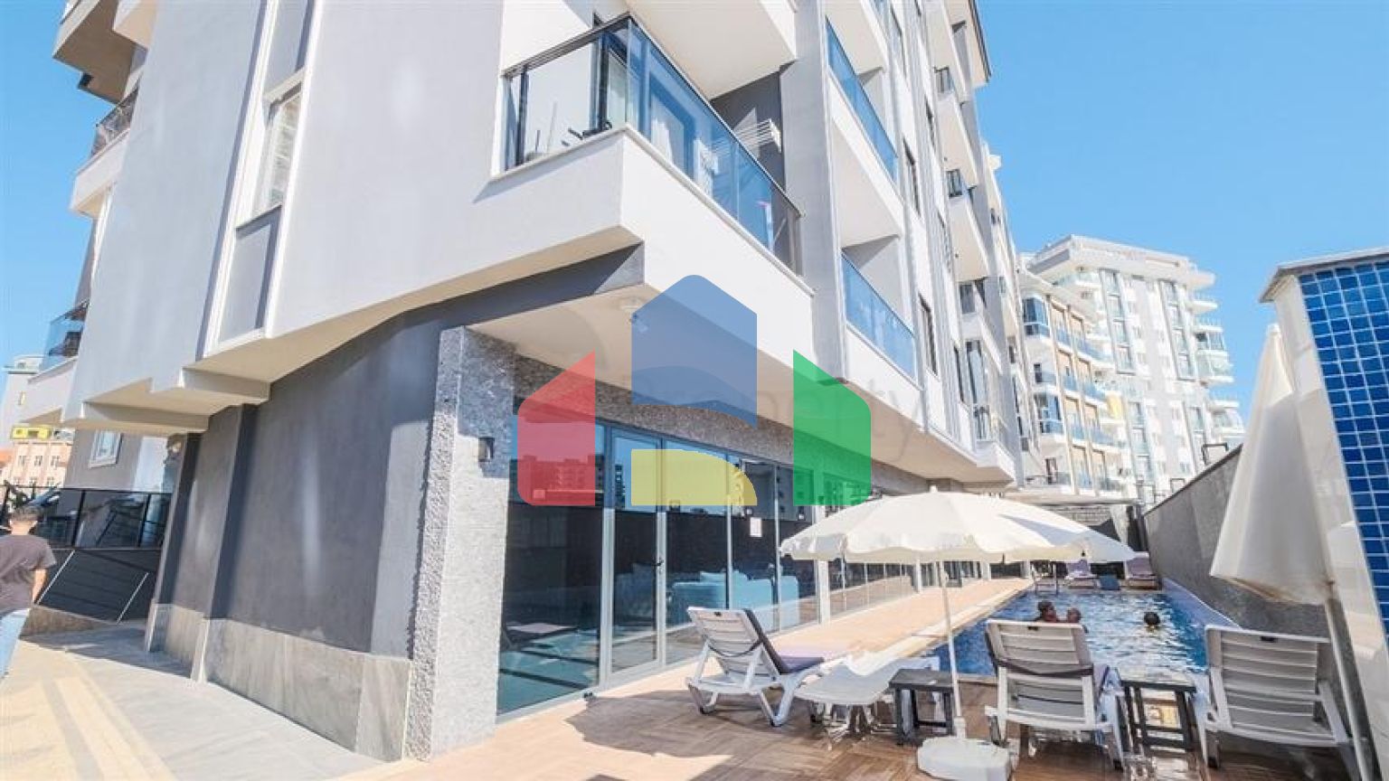 Квартира 1+1 в районе Махмутлар