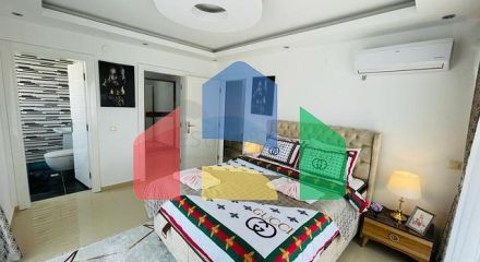 Sea View - 3 bedroom duplex - newly furnished - In Mahmutlar / Alanya
