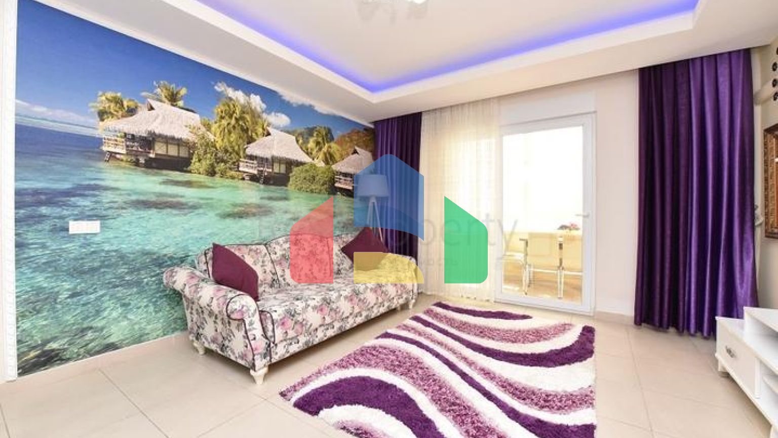 Меблированная квартира планировки 1+1 в районе Махмутлар