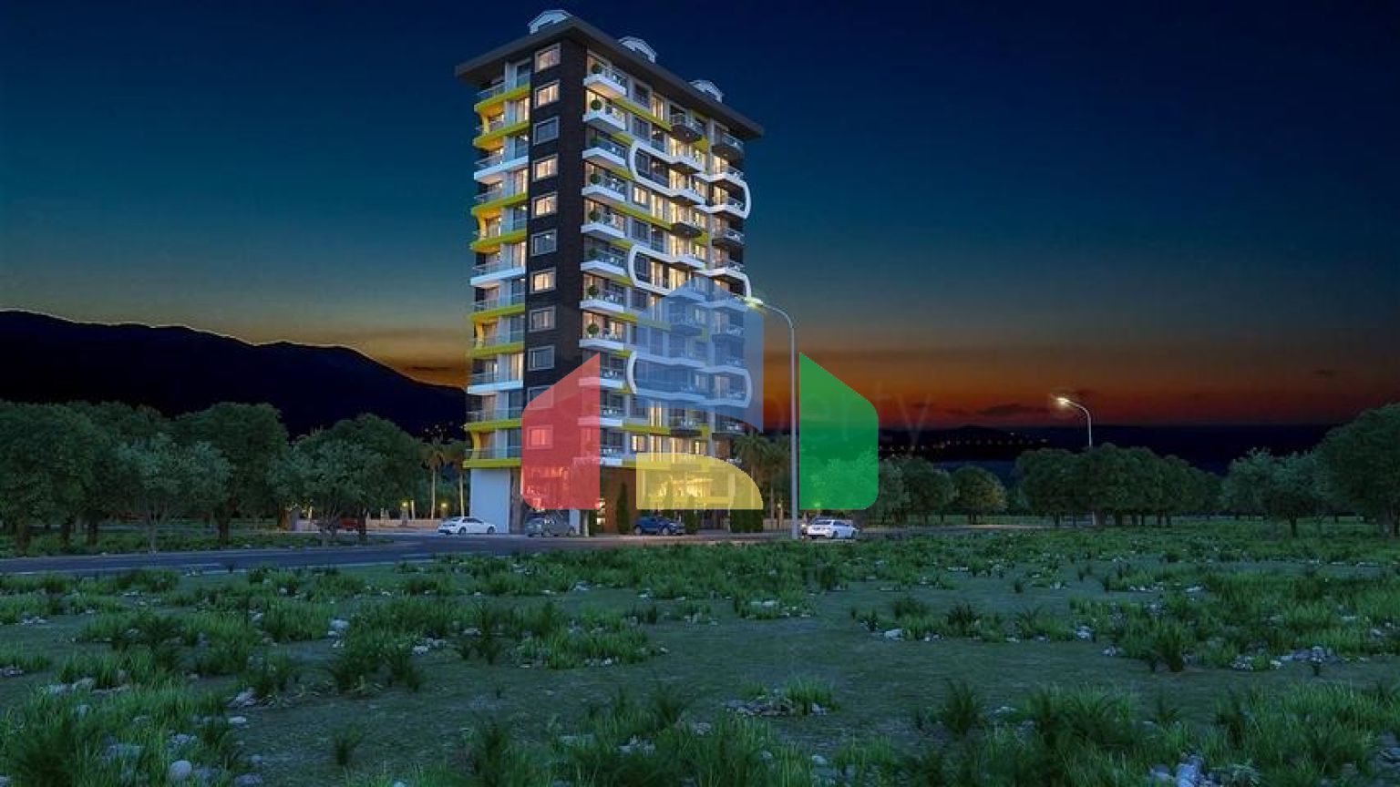 Новый жилой комплекс в районе Махмутлар