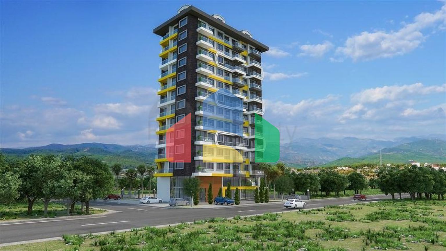 Новый жилой комплекс в районе Махмутлар