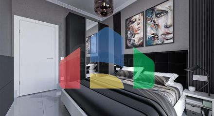 Квартира 2+1 на этапе строительства в районе Махмутлар