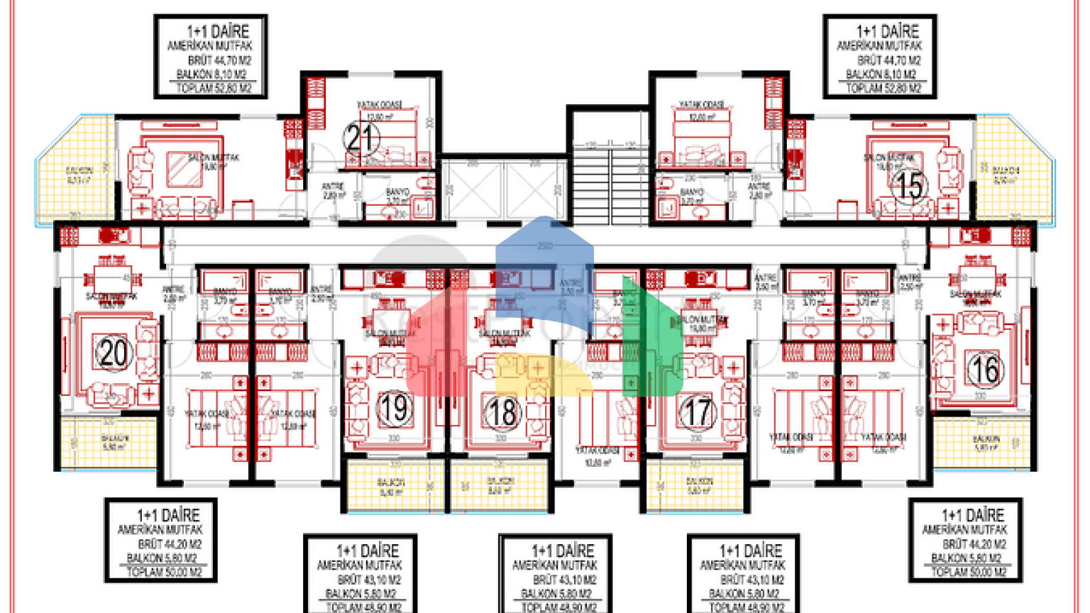 Новый жилой комплекс в районе Махмутлар