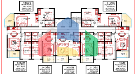 Новый жилой комплекс в районе Махмутлар