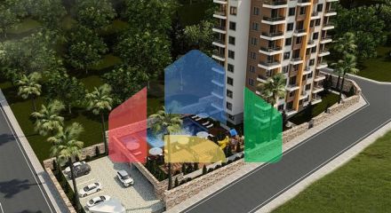 Жилой комплекс с инфраструктурой в районе Махмутлар