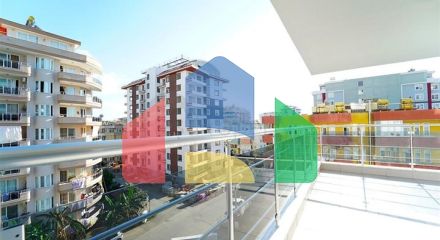 Просторная квартира 2+1 в районе Махмутлар