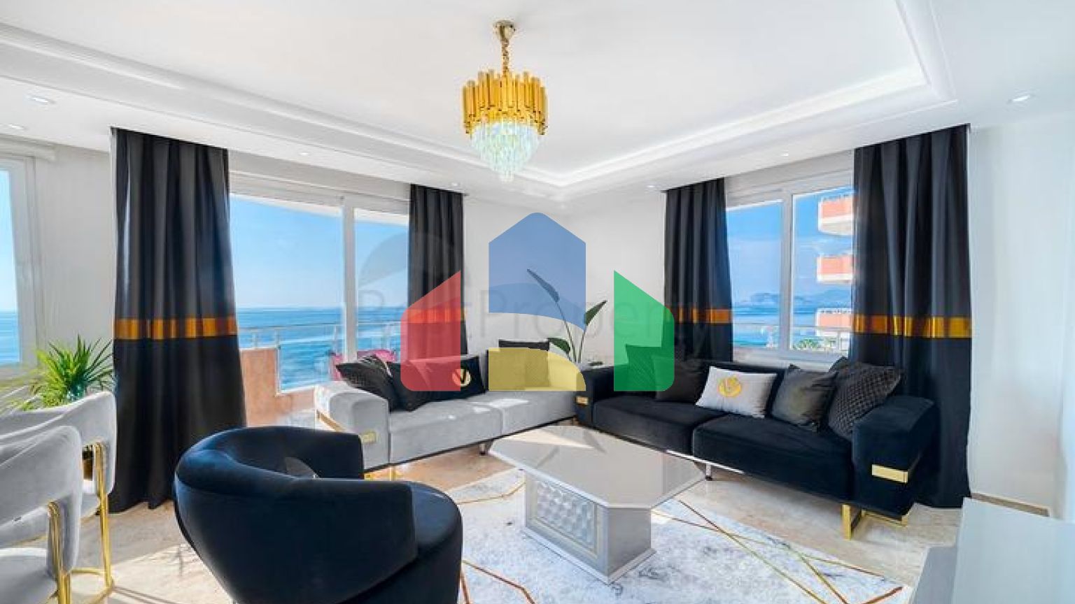 Квартира 2+1 с панорамным видом на море