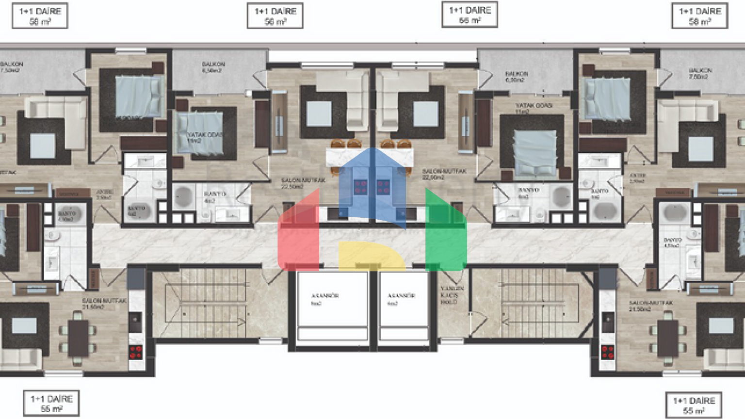 Новый строящийся проект в Махмутлар