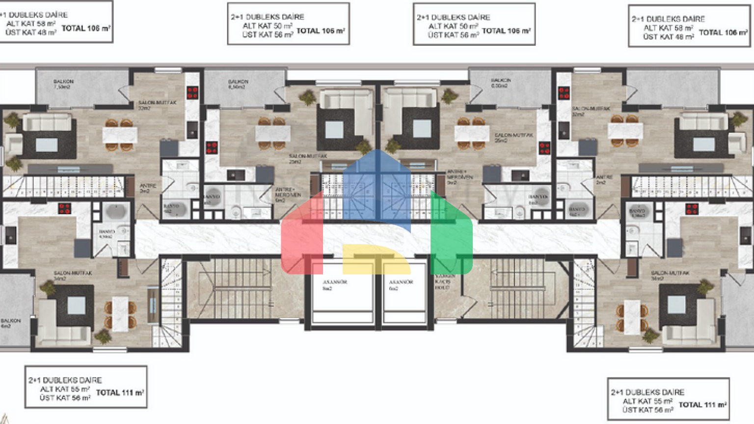Новый строящийся проект в Махмутлар