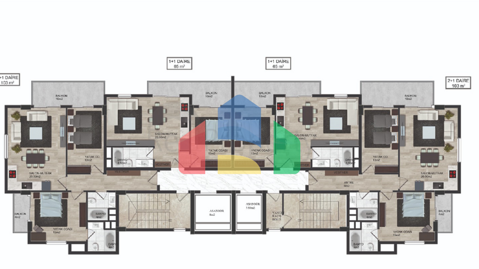 Новый строящийся проект в Махмутлар