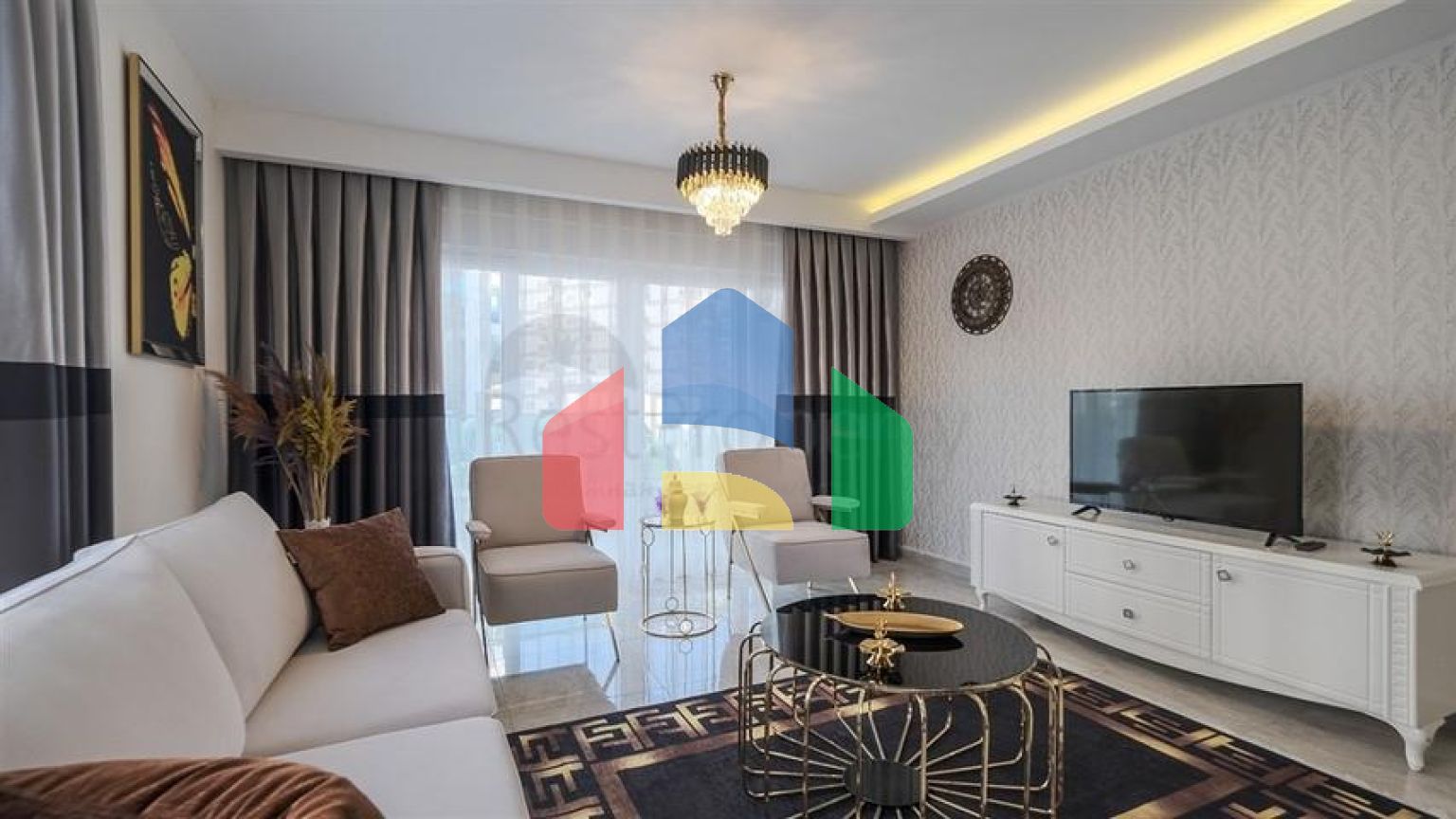 Двокімнатна квартира в районі Махмутлар