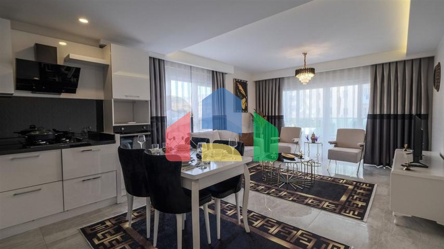 Двокімнатна квартира в районі Махмутлар