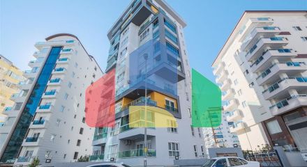 Двокімнатна квартира в районі Махмутлар