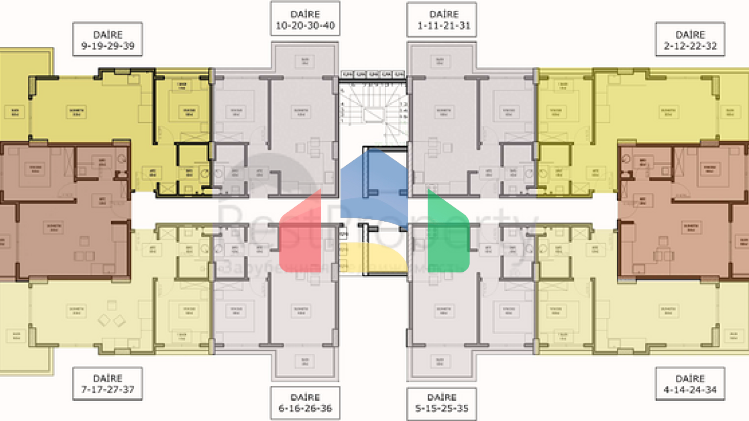 Новый комплекс в 750 м от моря