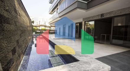 Квартира 2 + 1 з панорамним видом на море в районі Махмутлар