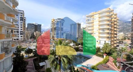 Квартира 3+1 в районе Махмутлар