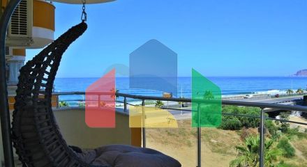 Квартира 2+1 с видом на море в районе Махмутлар