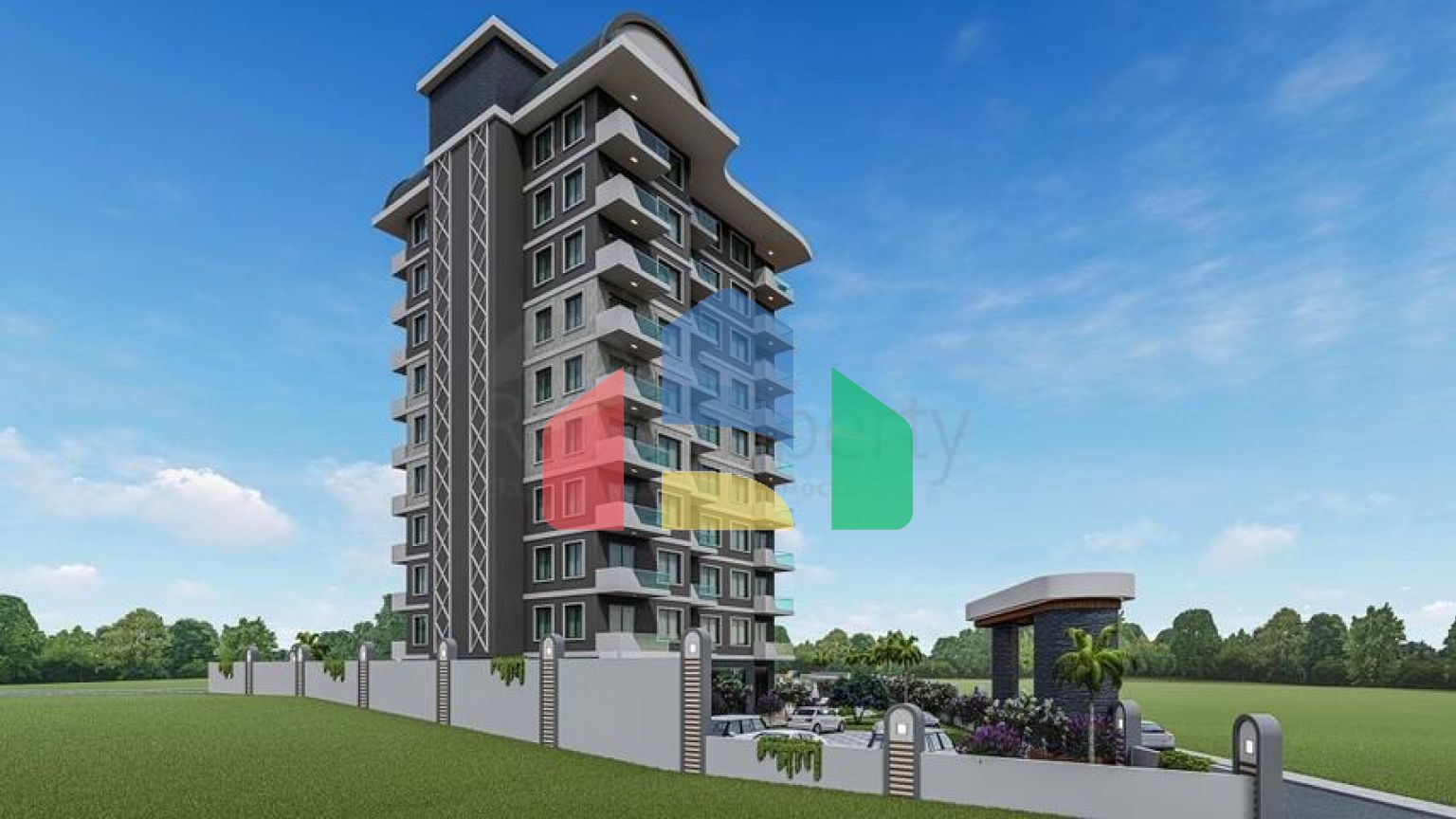 Новий проект, що будується в районі Махмутлар