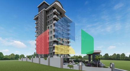 Новий проект, що будується в районі Махмутлар