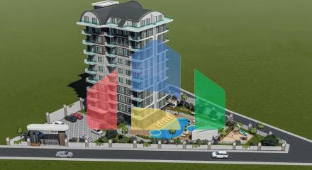 1+1 apartment in Mahmutlar district