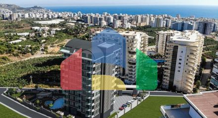 1+1 apartment in Mahmutlar district