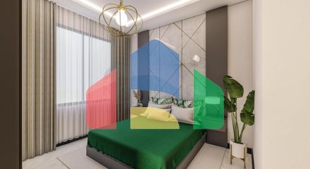 Квартира 1+1 в районе Махмутлар