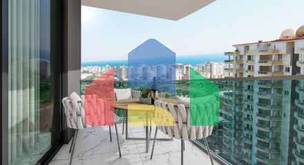 Квартира 1+1 в районе Махмутлар