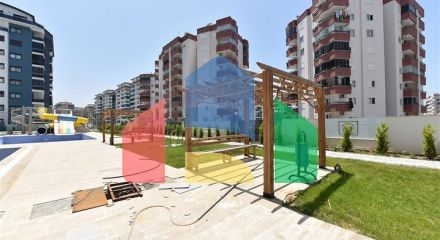 Апартаменты 1+1 в современном комплексе на побережье Средиземного моря