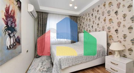 Меблированная трехкомнатная квартира в центре Махмутлара