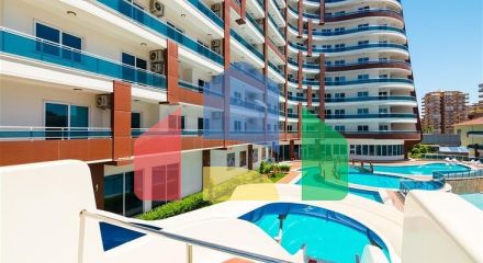 Меблированная трехкомнатная квартира в центре Махмутлара