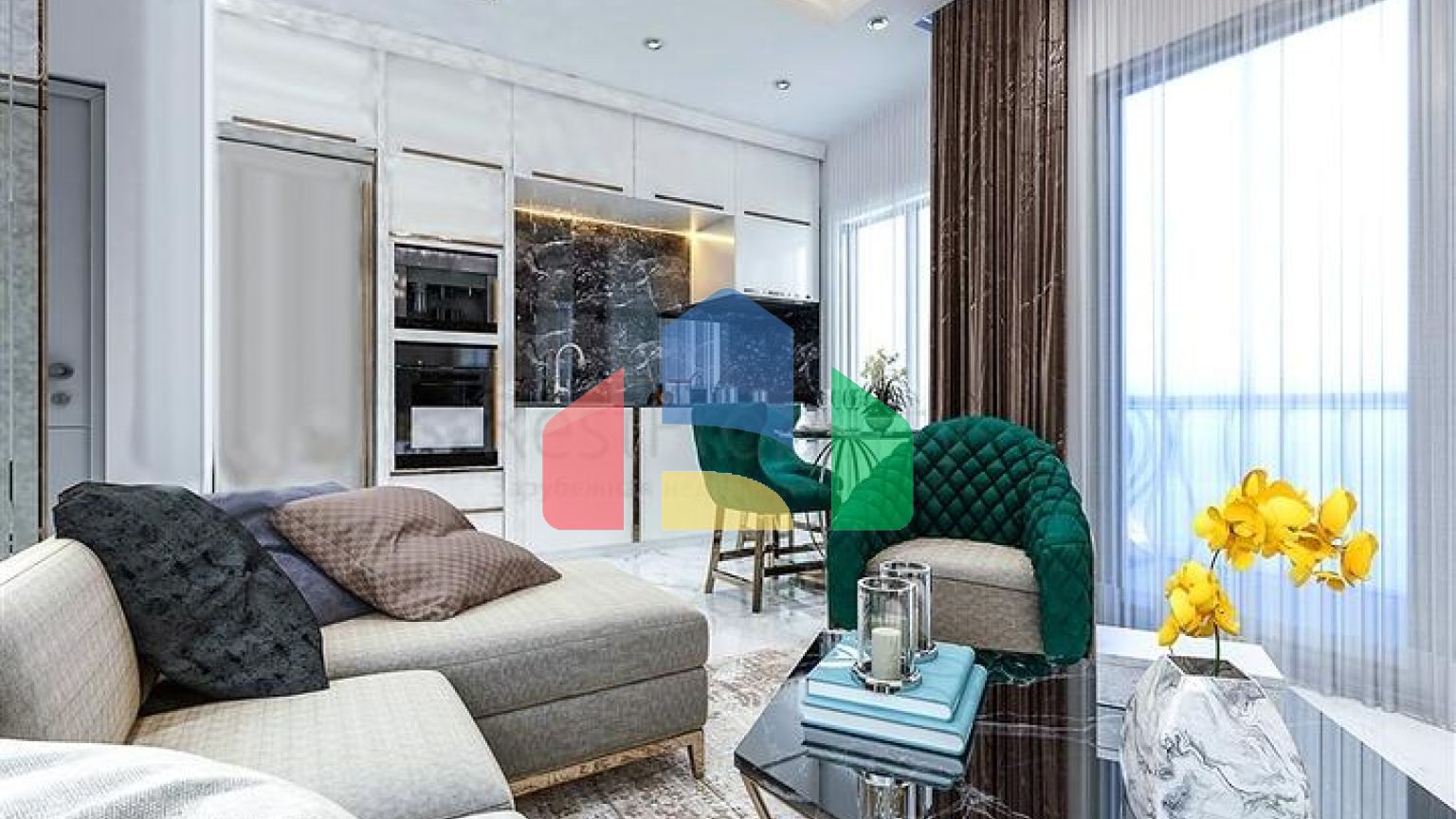 Апартаменты в новом комплексе в районе Махмутлар