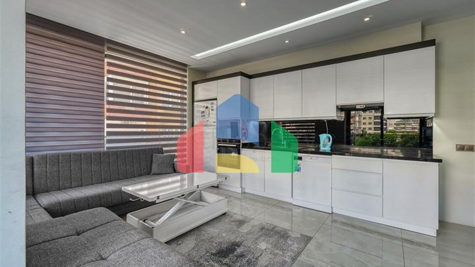 Двокімнатна квартира 2 + 1 в районі Махмутлар