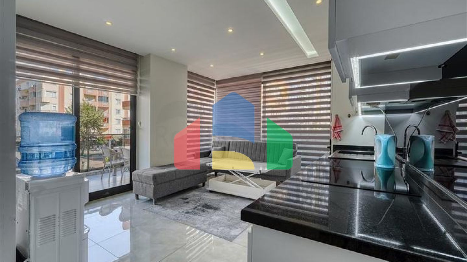 Двокімнатна квартира 2 + 1 в районі Махмутлар