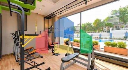 Квартира 1 + 1 в районі Махмутлар