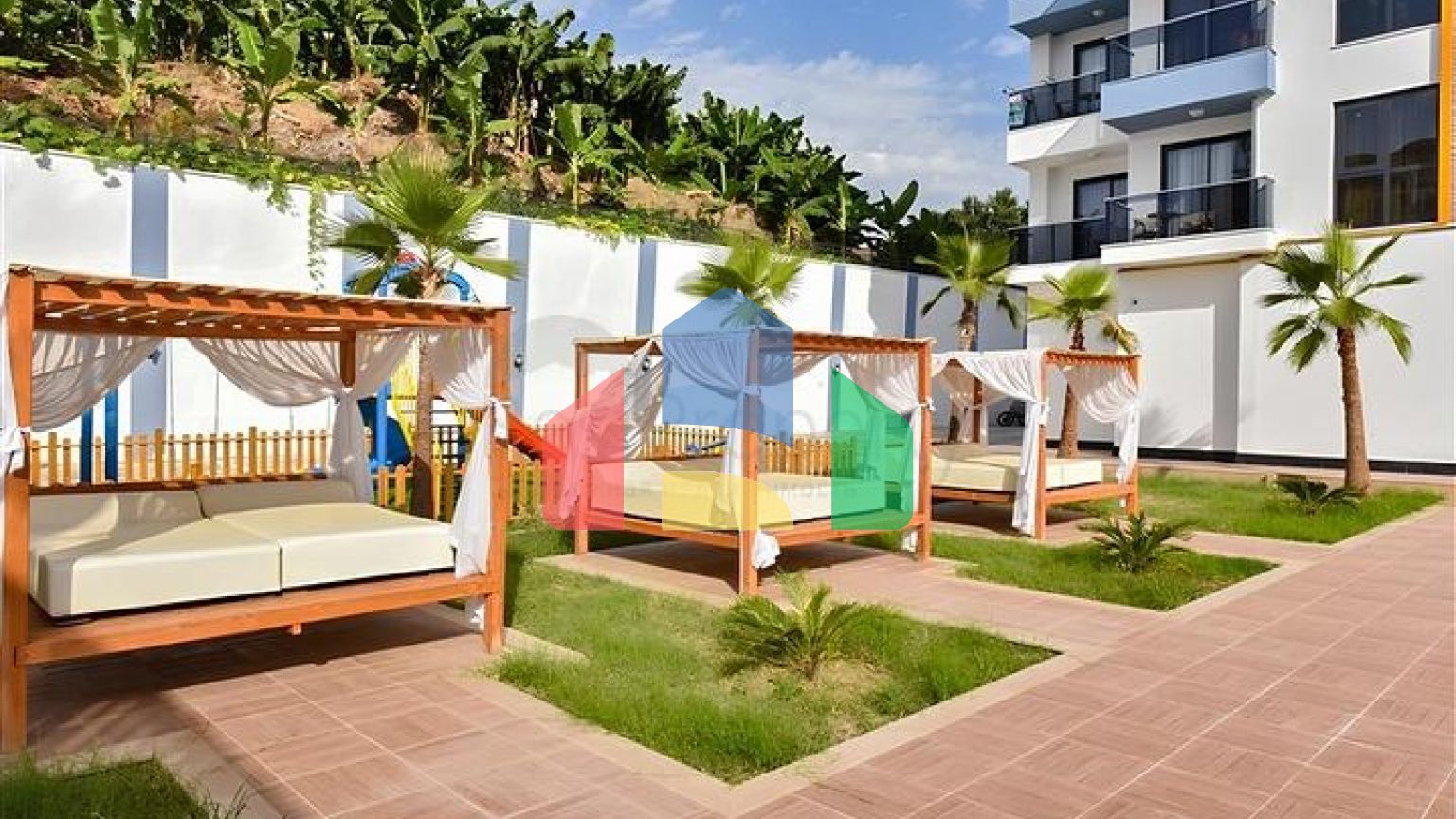 Квартира 1 + 1 в районі Махмутлар