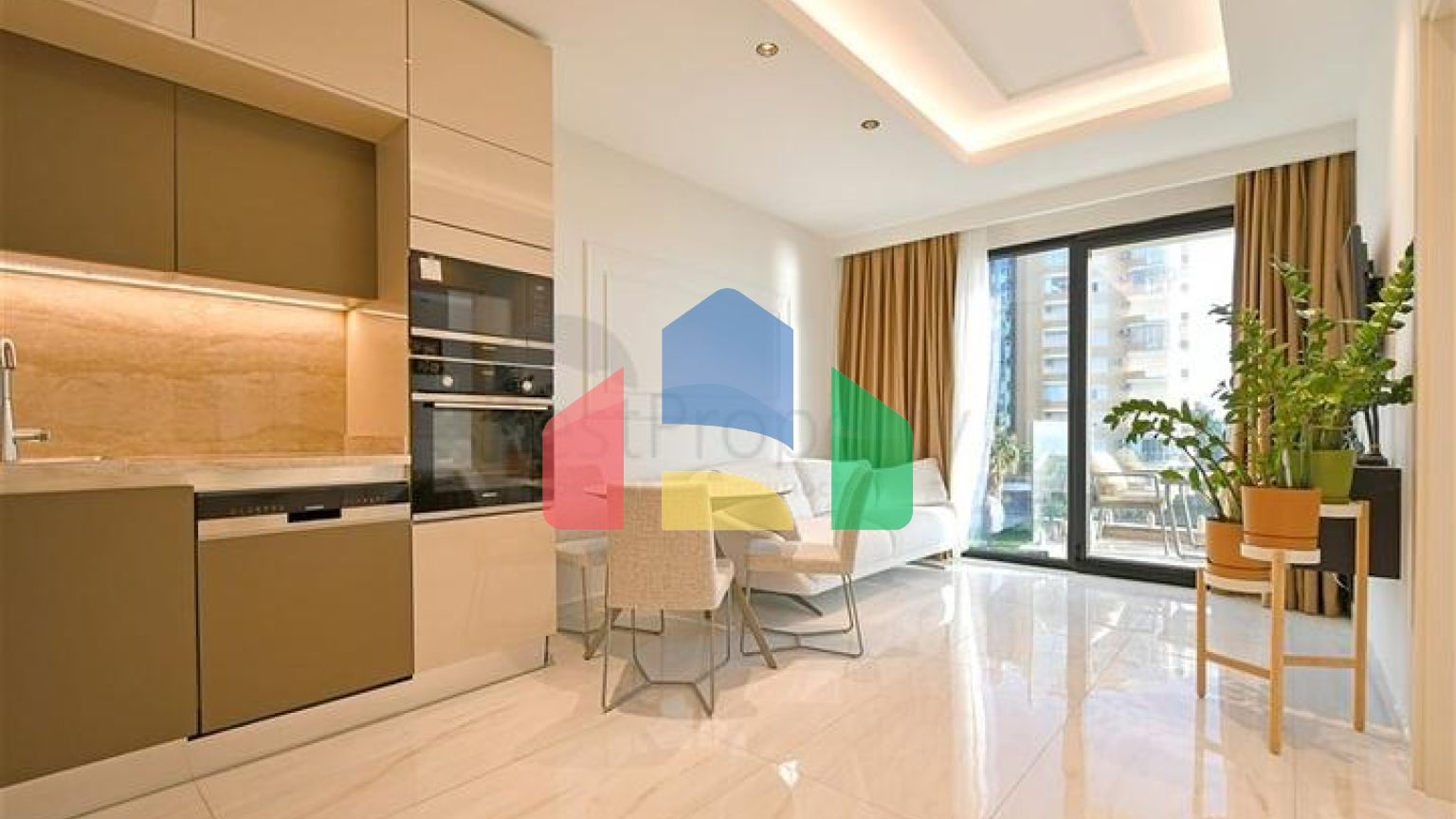 Двокімнатна квартира з багатою інфраструктурою в районі Махмутлар