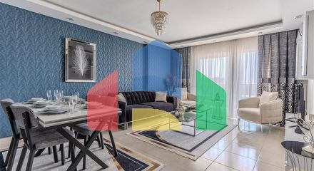 Трикімнатна квартира 2 + 1 з меблями і розвиненою інфраструктурою в районі Махмутлар