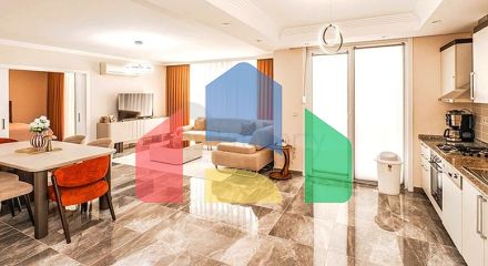 Затишна мебльована квартира 2+1 в розвиненому житловому комплексі