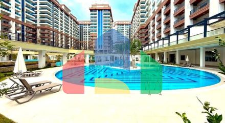 Світла квартира 1 + 1 з виходом в сад в розвиненому комплексі